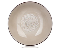 Hluboký talíř Shape 20,4 cm, krajkový vzor