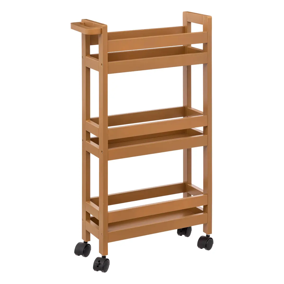 Hnědý regál se 3 policemi TOBACO