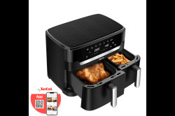 Horkovzdušná fritéza Tefal Dual XXL Easy Fry EY9428E0 Černá