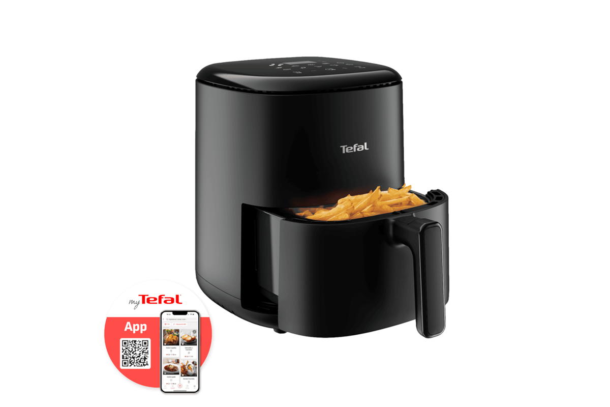 Horkovzdušná fritéza Tefal Easy Fry Compact EY145810 Černá