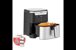 Horkovzdušná fritéza Tefal Easy Fry & Grill XXL 2v1 EY801D15 Nerezová
