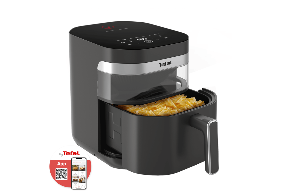 Horkovzdušná fritéza Tefal Easy Fry Infrared EY832HE0 Tmavě šedá
