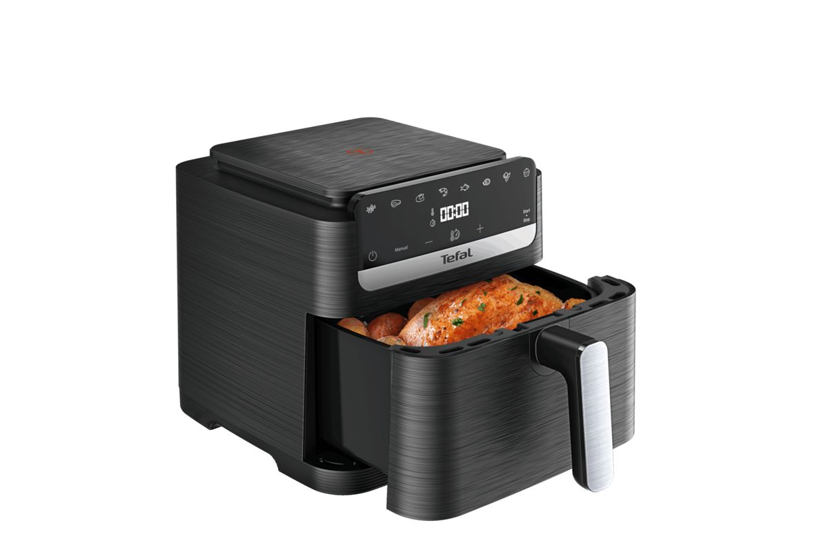 Horkovzdušná fritéza Tefal Easy Fry Mega Compact EY8618E0 Černá