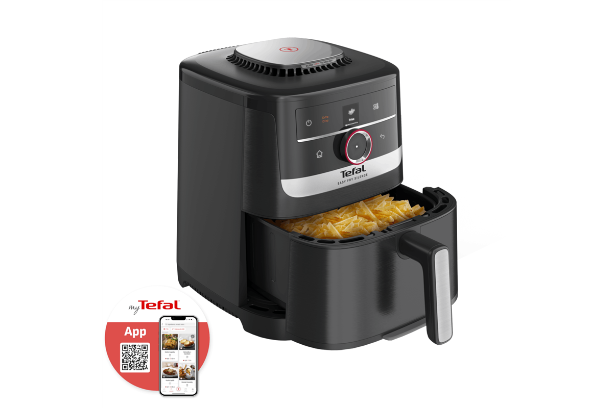 Horkovzdušná fritéza Tefal Easy Fry Silence EY5728E1 Černá