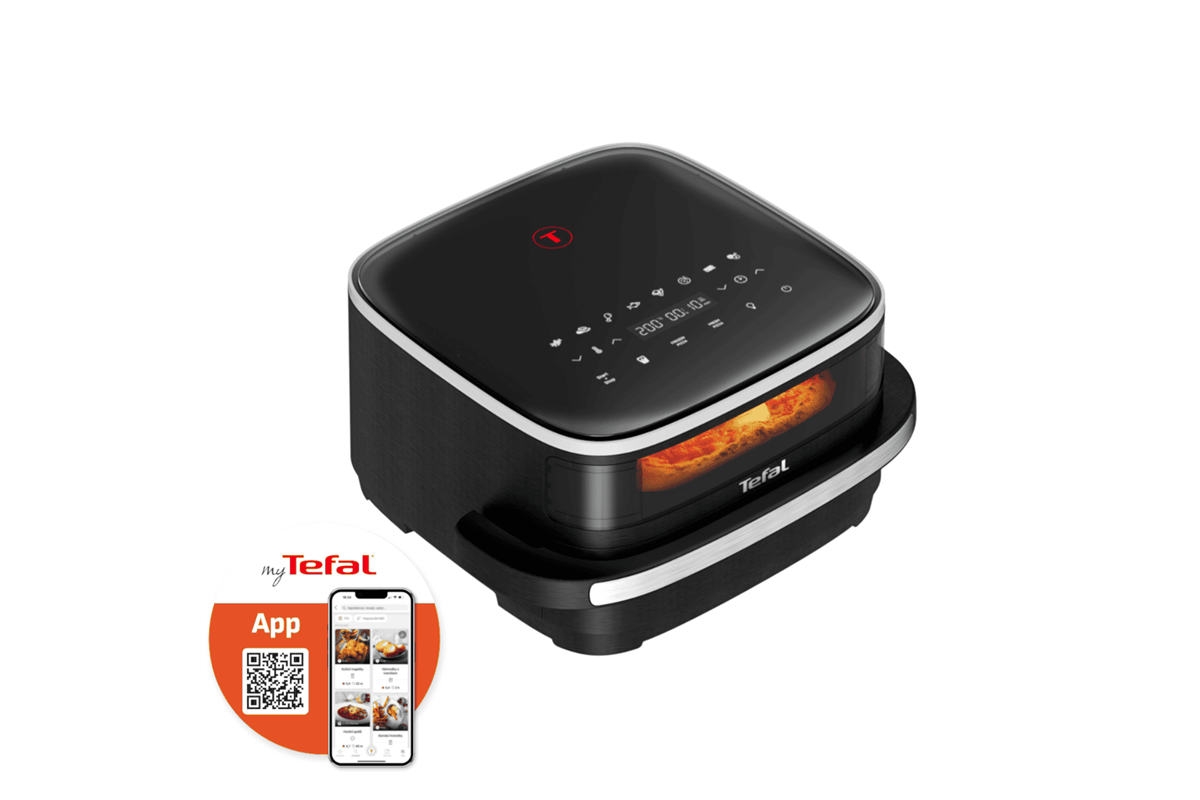 Horkovzdušná fritéza Tefal Easy Fry XL FW4018E0 Nerezová/Černá