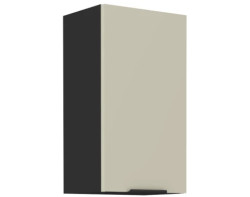 Horní kuchyňská skříňka Arona, 40 cm, kašmírová/černá