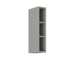Horní kuchyňský regál Karmen 15G, 15 cm, světle šedý