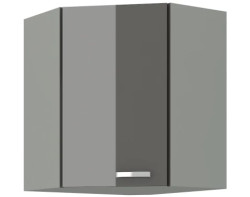 Horní rohová kuchyňská skříňka Grey 60/60 cm