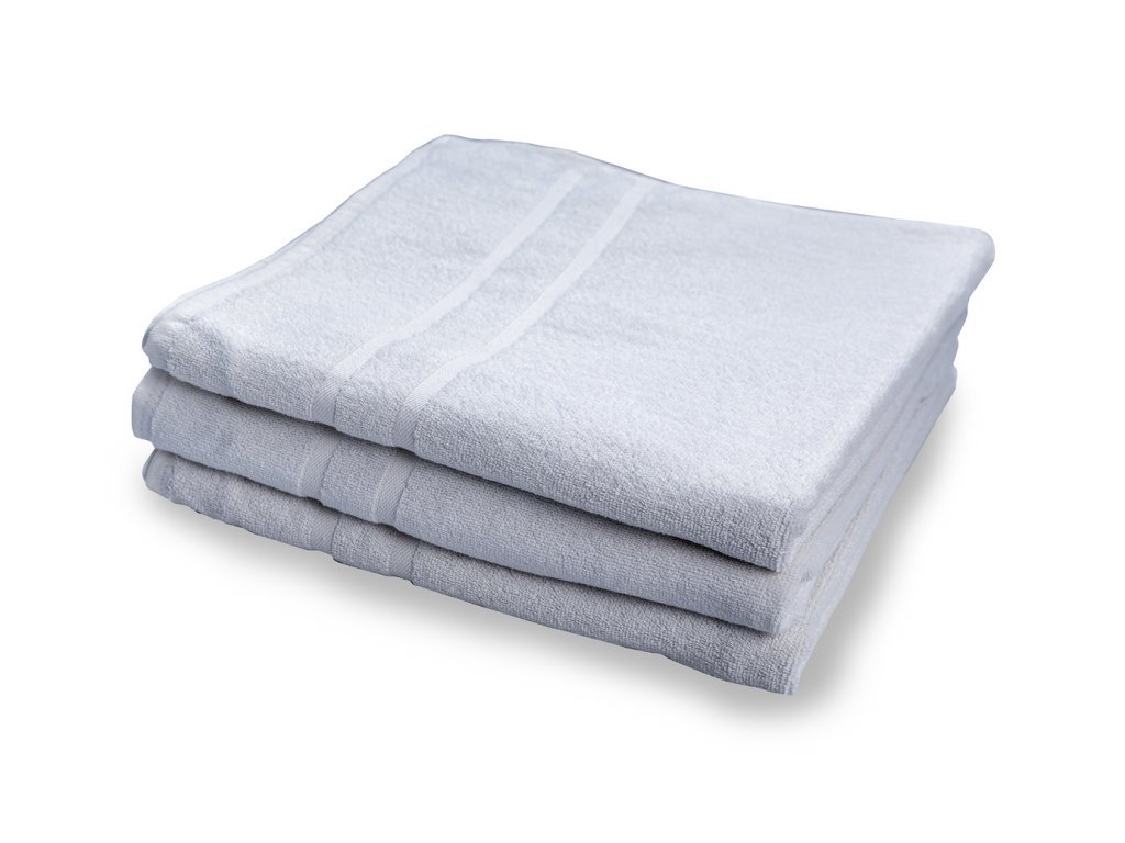 Hotelová osuška Deluxe 70 x 140 cm bílá, 100% bavlna