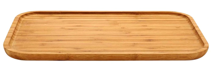 Hranatý bambusový podnos ALEBA