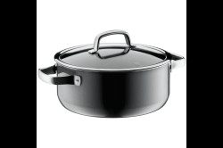 Hrnec nízký WMF FUSIONTEC Mineral platina O 24 cm 05.1468.5290