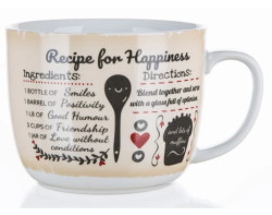 Hrnek Recipe for Happiness, 730 ml