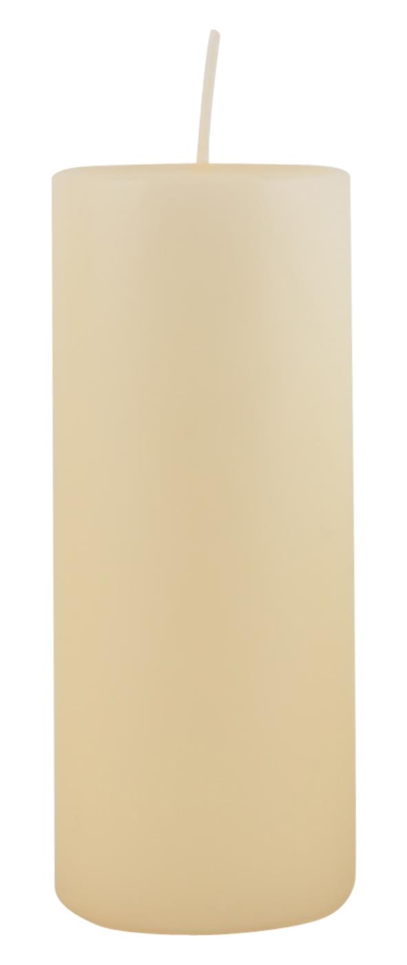IB Laursen Bílá sloupová svíčka OFF WHITE 15 cm