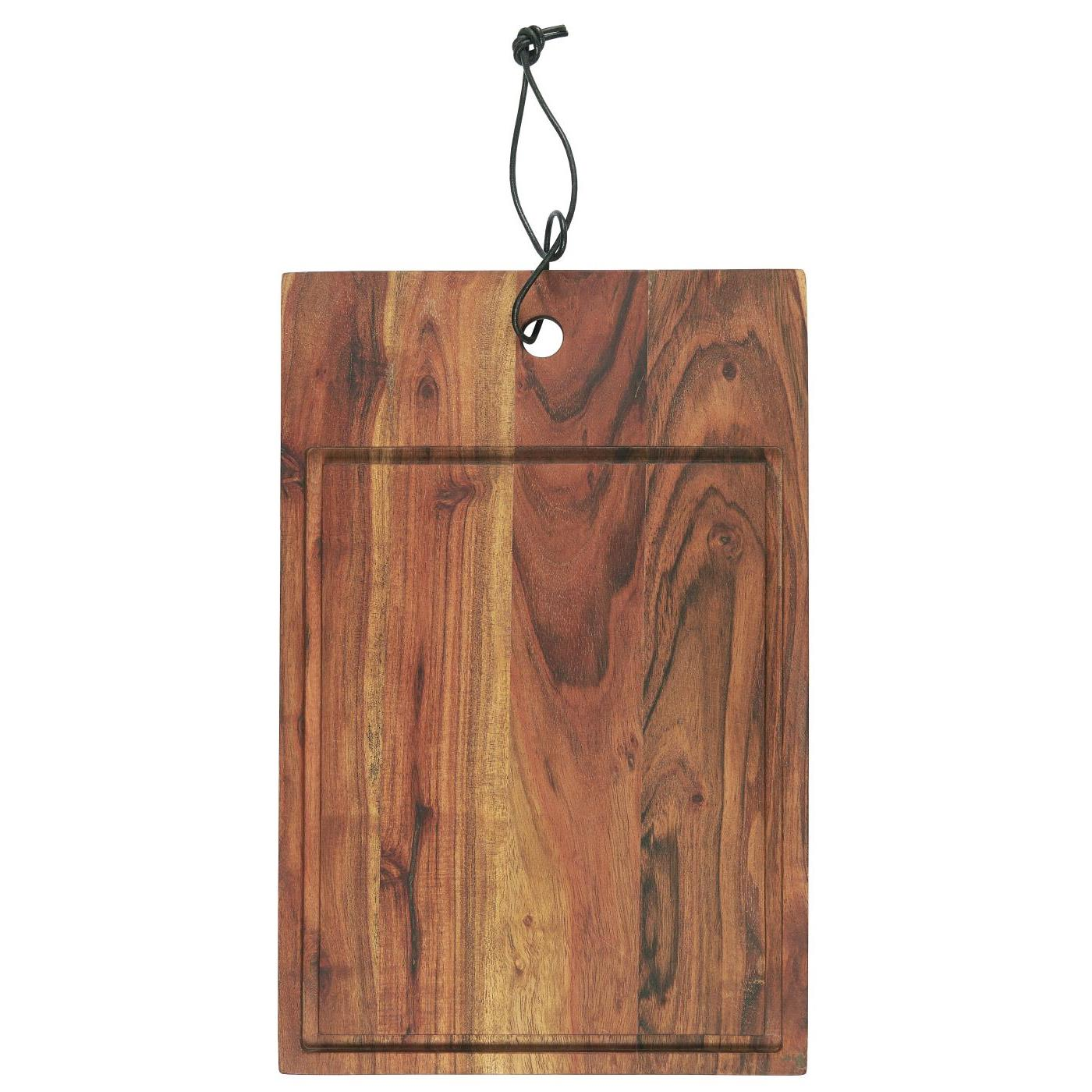 IB Laursen Dřevěné prkénko s drážkou OILED ACACIA WOOD