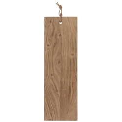 IB Laursen Dřevěné prkénko s koženým provázkem ACACIA WOOD