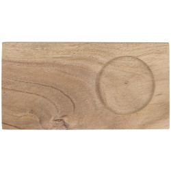 IB Laursen Dřevěný servírovací podnos s držákem na šálek ACACIA WOOD