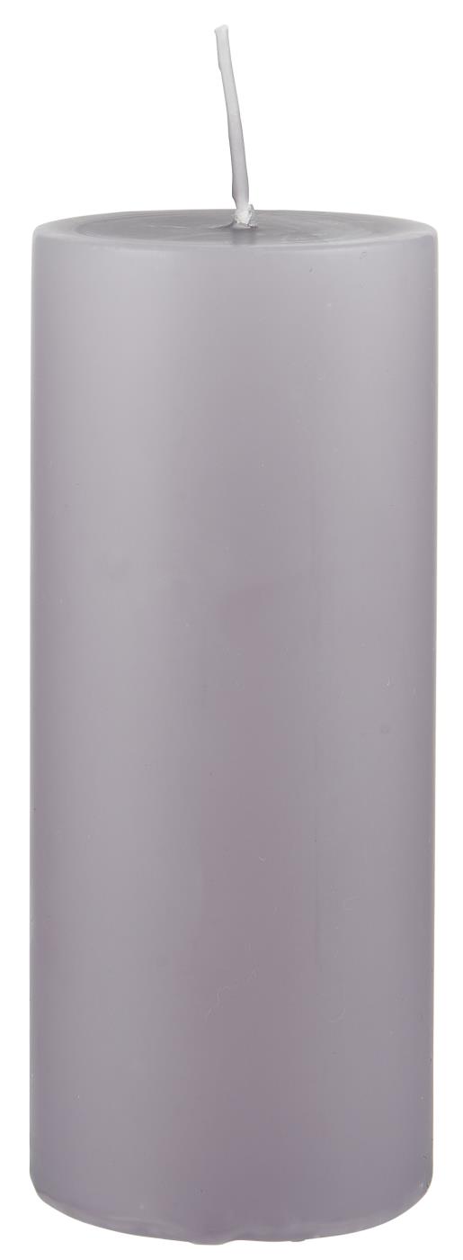 IB Laursen Fialová sloupová svíčka DUSTY LILAC 15 cm
