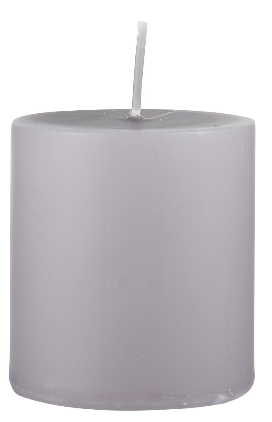 IB Laursen Fialová sloupová svíčka DUSTY LILAC 7cm