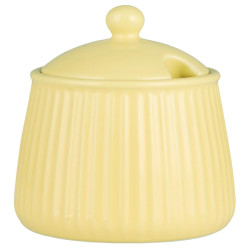 IB Laursen Keramická cukřenka MYNTE LEMONADE žlutá