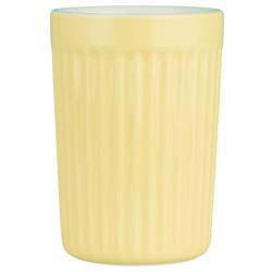 IB Laursen Keramický hrnek s vroubky ESPRESSO MYNTE LEMONADE 100 ml žlutý