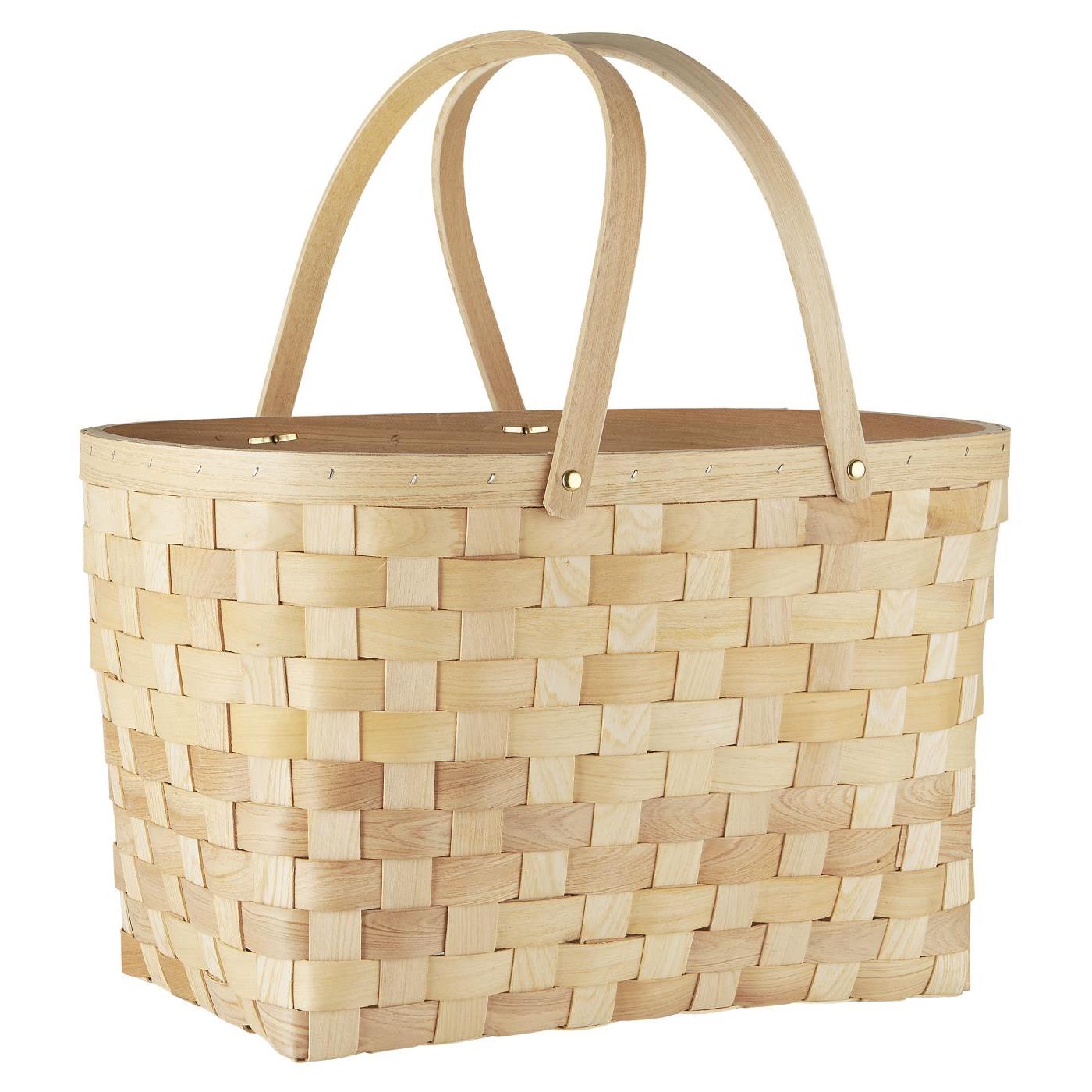 IB Laursen Koš s pohyblivou rukojetí z jasanového dřeva