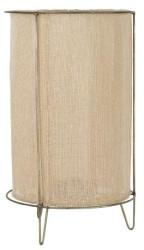 IB Laursen Lucerna na svíčku s látkovými stranami, vel.M