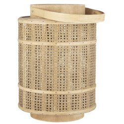 IB Laursen Lucerna na svíčku s papírovými stranami HURRICANE