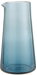 IB Laursen Modrá skleněná karafa Glass Blue 1l