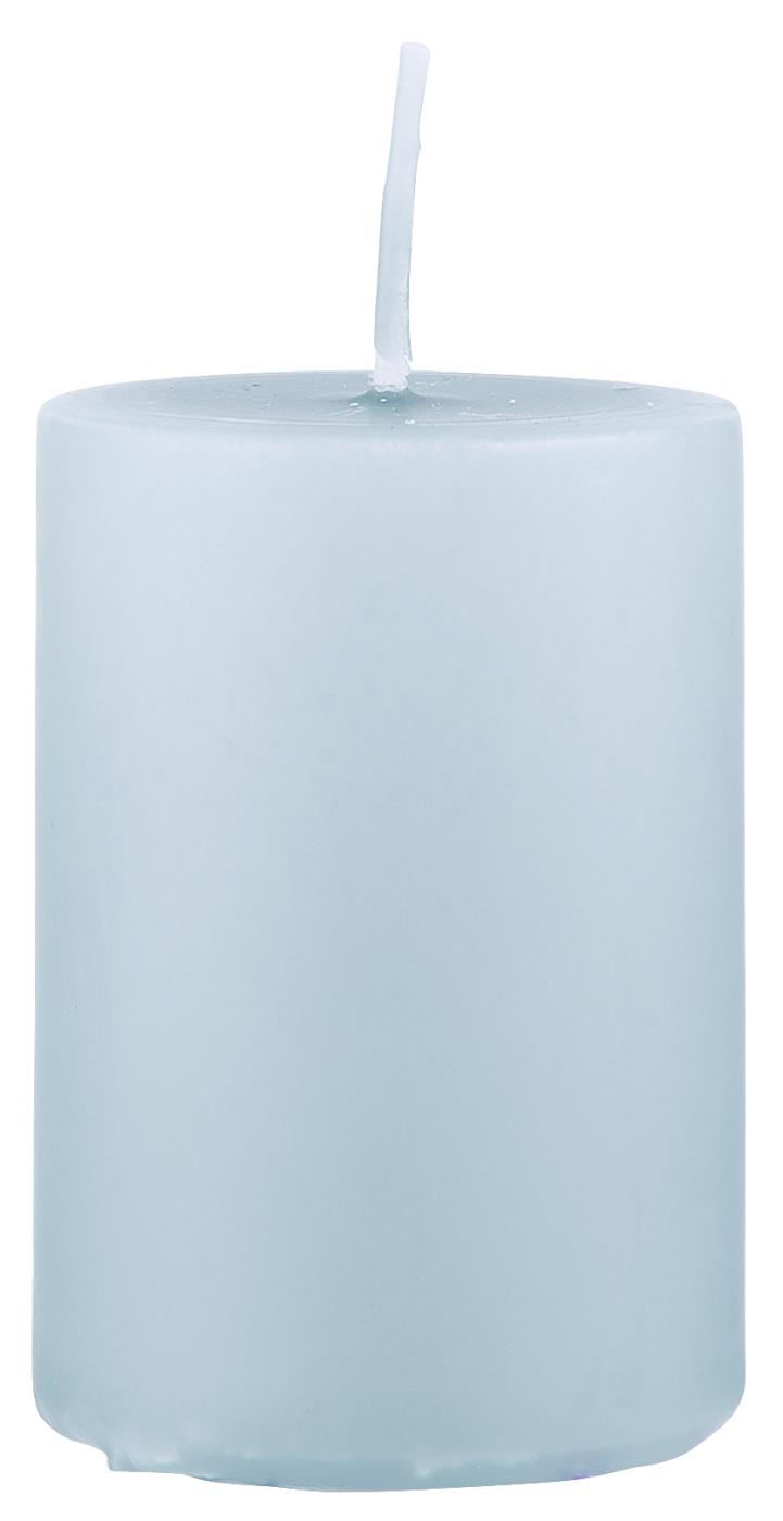 IB Laursen Modrá sloupová svíčka SKY GREY 6cm