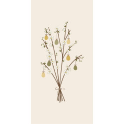 IB Laursen Servírovací ubrousky EASTER 40x40 cm, 16 ks