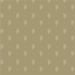 IB Laursen Servírovací ubrousky GREEN LEAF 40x40 cm, 50 ks zelené