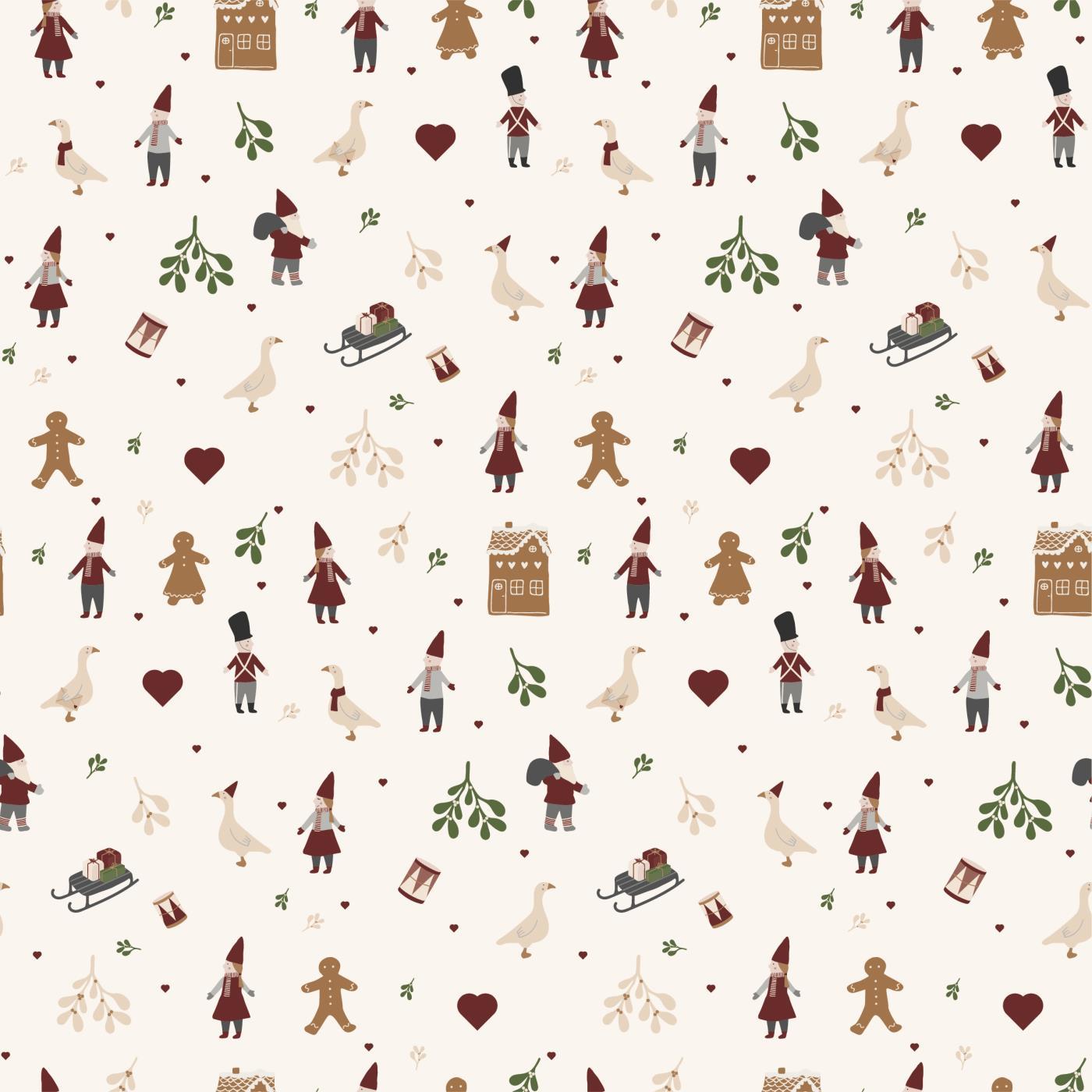 IB Laursen Servírovací ubrousky MY NOSTALGIC CHRISTMAS, 50 ks