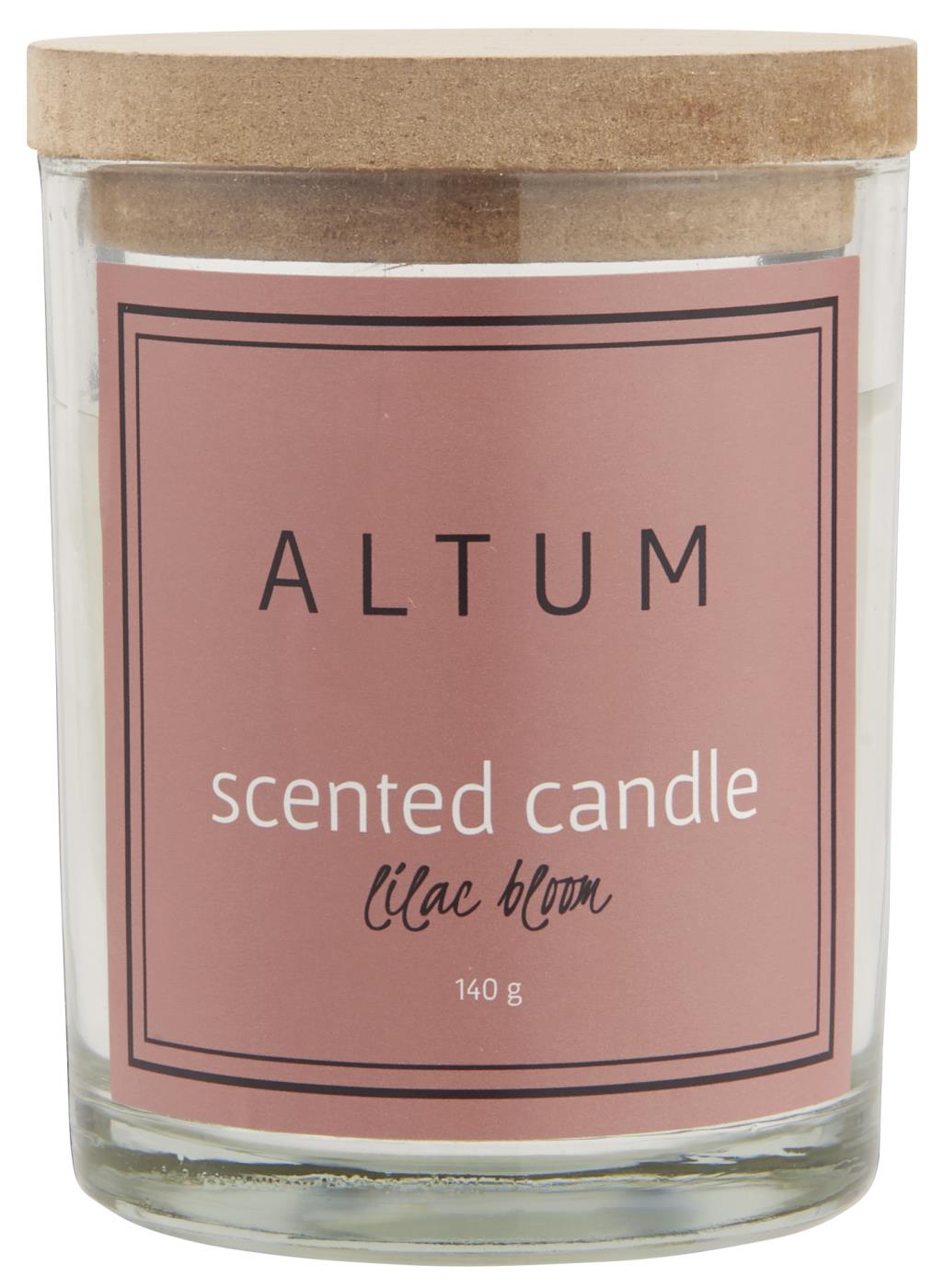 IB Laursen Skleněná vonná svíčka ALTUM Lilac Bloom, velká
