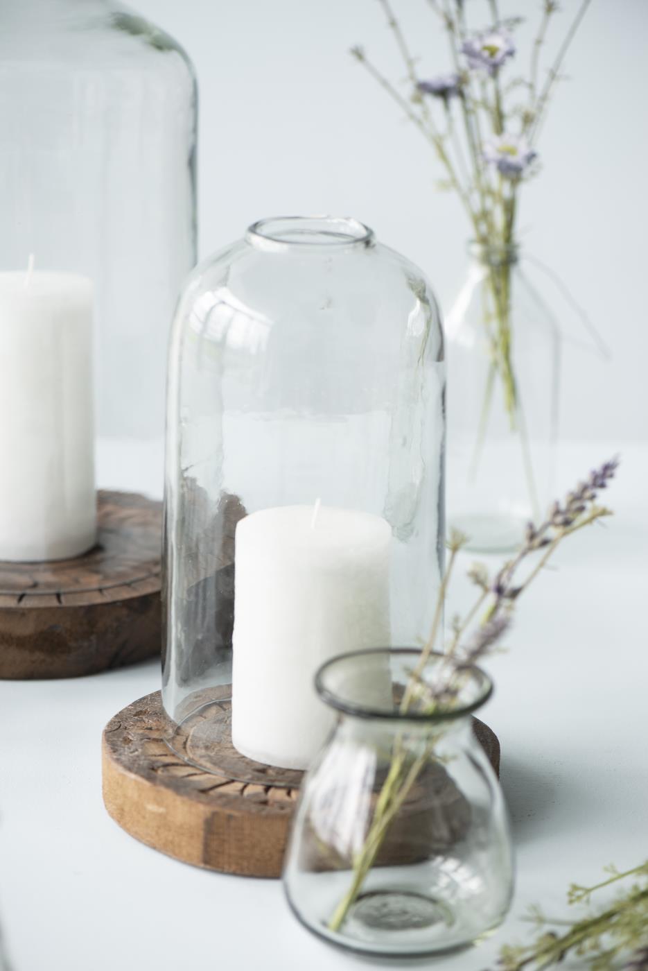 IB Laursen Skleněný kryt s horním otvorem CLARITY Ø12,5 cm