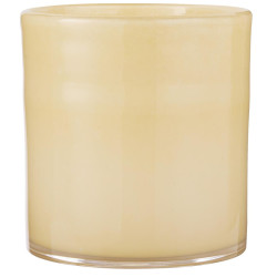 IB Laursen Skleněný svícen VENECIA 16 cm, žlutý