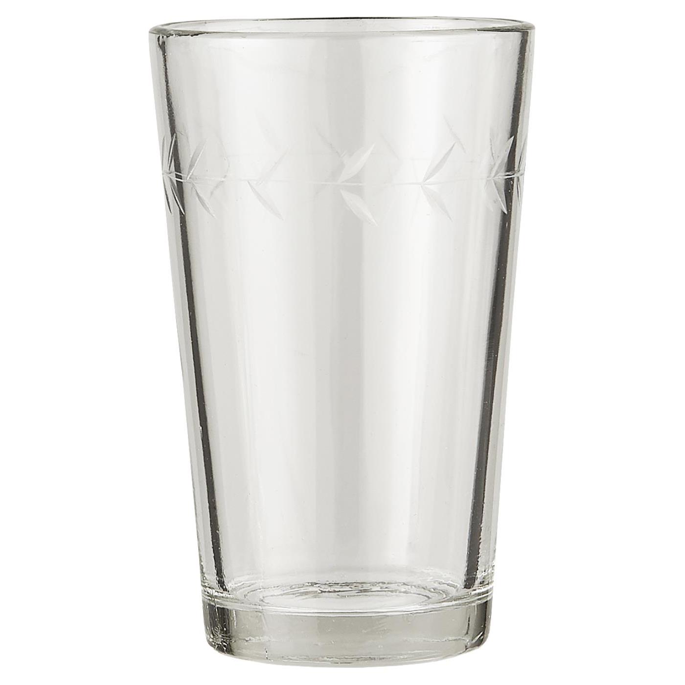 IB Laursen Sklenice LEAF s broušenými lístečky