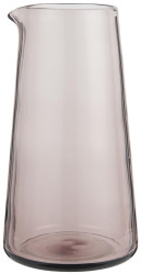 IB Laursen Světle fialová skleněná karafa Glass Malva 1l