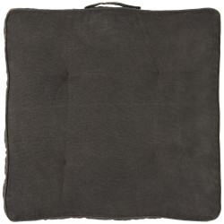 IB Laursen Tmavě šedý podsedák FLOOR CUSION 45x45 cm