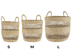 IB Laursen Úložný kulatý koš s uchy - různé velikosti Velikost: S