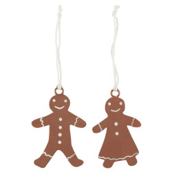 IB Laursen Vánoční ozdoba GINGERBREAD, hnědá