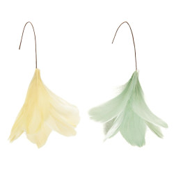 IB Laursen Závěsné peří na drátku FEATHER DECOR - více barev