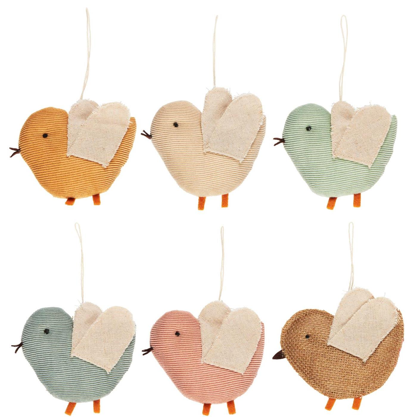 IB Laursen Závěsný látkový ptáček BIRD - více barev