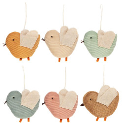 IB Laursen Závěsný látkový ptáček BIRD - více barev