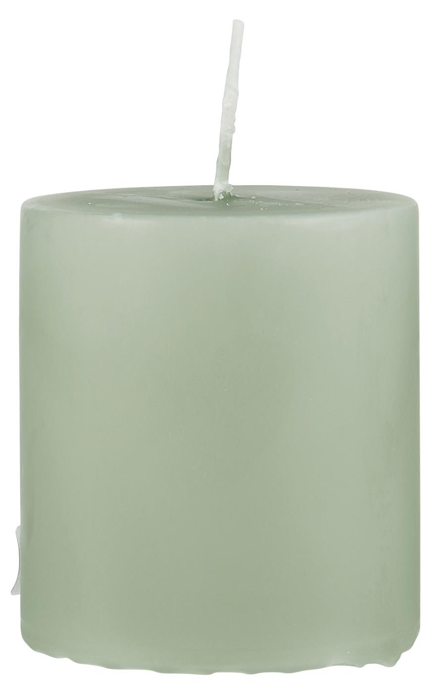 IB Laursen Zelená sloupová svíčka ANTIQUE GREEN 7cm