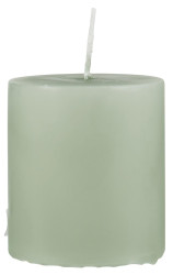IB Laursen Zelená sloupová svíčka ANTIQUE GREEN 7cm