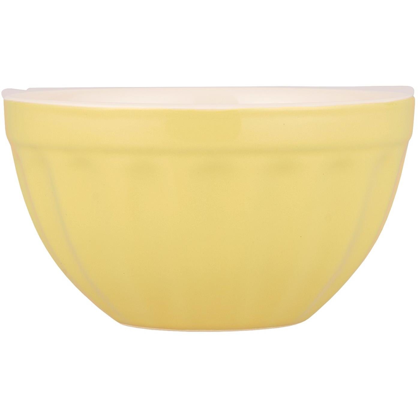 IB Laursen Žlutá keramická miska na müsli MYNTE LEMONADE