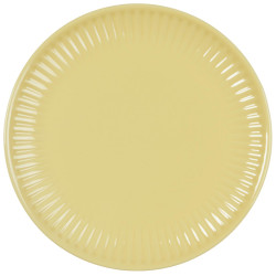 IB Laursen Žlutý keramický talíř MYNTE LEMONADE 19,5 cm