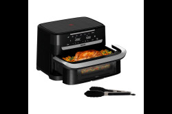 Infračervená horkovzdušná fritéza Tefal Ever Fry Dual Flex 9 l EY9288E0 Černá