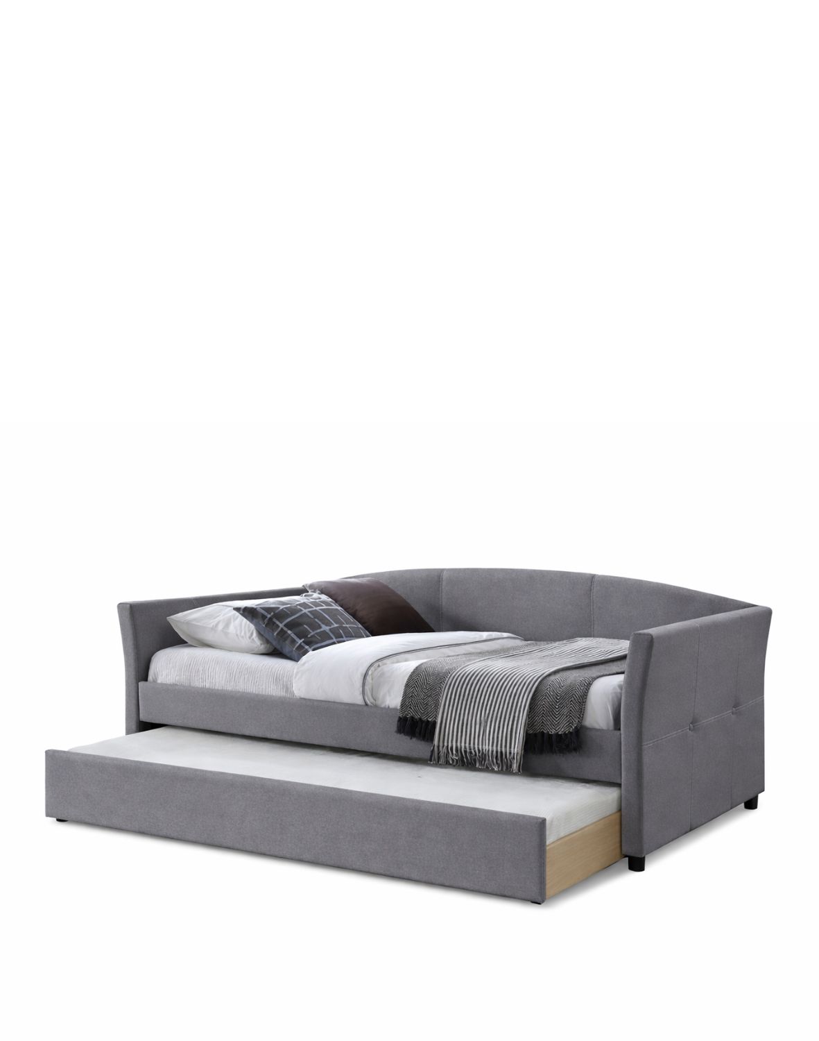 Jednolůžková postel Sanna, šedá