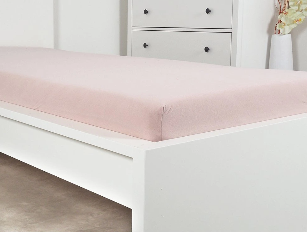 Jersey prostěradlo ALVORA 180x200 cm starorůžové